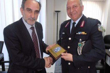 Συνάντηση Κατσιφάρα με τον νέο Γ.Α.Δ.Δ.Ε., Υποστράτηγο Φ. Τσόλκα