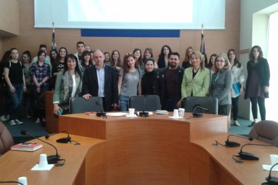 Σπουδαστές του ΔΙΕΚ Πάτρας στην αίθουσα Περιφερειακού Συμβουλίου