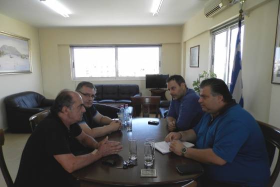 Συνάντηση του προέδρου του Αστικού ΚΤΕΛ με τον Δήμαρχο Νίκο Καραπάνο