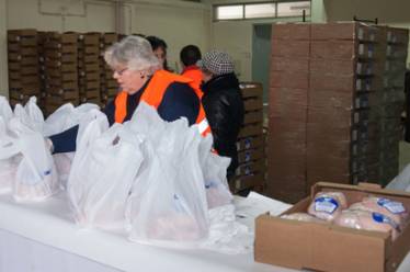 Ευχαριστήριο προς τους εθελοντές διανομής ΤΕΒΑ και Κοινωνικού Παντοπωλείου