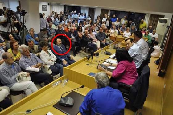 Ο επίδοξος καναλάρχης Καλογρίτσας σε κομματική εκδήλωση του ΣΥΡΙΖΑ