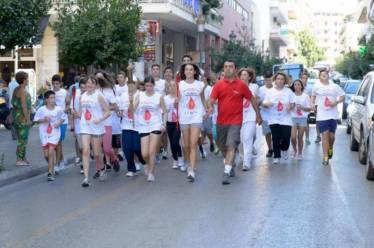 Συμμετοχή του Δήμου Αγρινίου στη 14η Πανελλήνια Λαμπαδηδρομία Εθελοντών Αιμοδοτών.