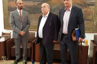Συνάντηση Βούτση και Ahmed Al Jarwan, παρουσία Βαρεμένου