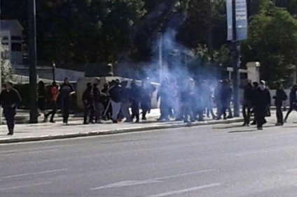 Επεισόδια στο μαθητικό συλλαλητήριο στο κέντρο της Αθήνας