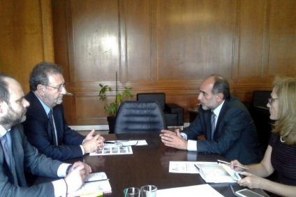 Συνάντηση Κατσιφάρα με Υφυπουργό Οικονομίας Στ. Πιτσιόρλα