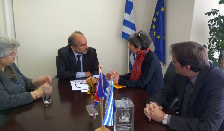 Συνάντηση Κατσιφάρα με τη νέα πρέσβη της Μ. Βρετανίας Κέιτ Σμιθ
