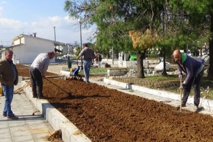 Εργασίες ανάπλασης της περιοχής του Άγιου Ιωάννη Ρηγανά