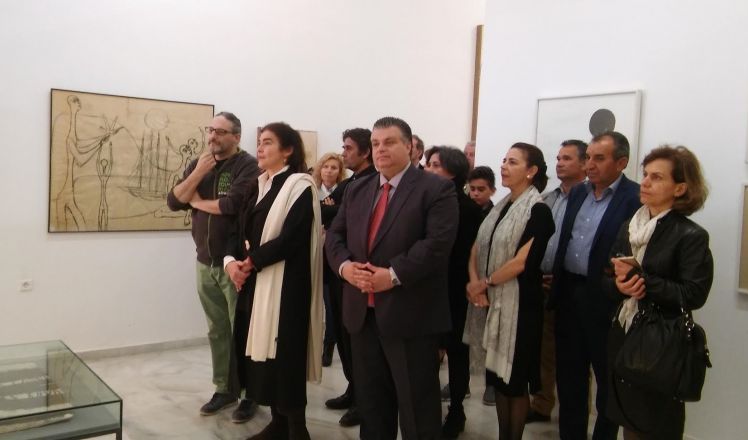 Επίσκεψη Κονιόρδου στο Μουσείο Βάσως Κατράκη