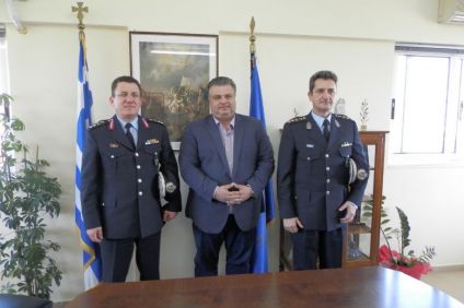 Συνάντηση Καραπάνουμε τον Αστυνομικό Δ/ντή Δυτικής Ελλάδας