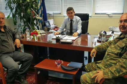 Συνάντηση Αλεξόπουλου με τον Ταξίαρχο του ΚΕΤΧ
