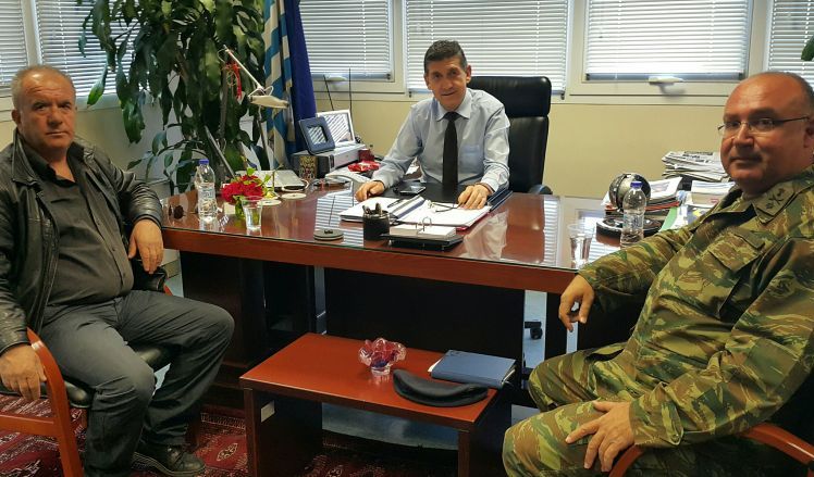 Συνάντηση Αλεξόπουλου με τον Ταξίαρχο του ΚΕΤΧ