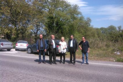 Αυτοψία στα έργα συντήρησης του εθνικού οδικού δικτύου στην Αιτ/νία