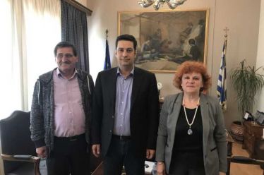 Συνάντηση Πελετίδη με δημάρχους Αγρινίου και Μεσολογγίου