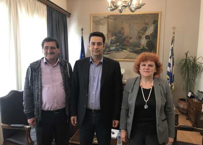 Συνάντηση Πελετίδη με δημάρχους Αγρινίου και Μεσολογγίου