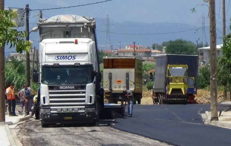 Έργο ανάπλασης περιμετρικά του κλειστού γυμναστηρίου στην Αερογέφυρα