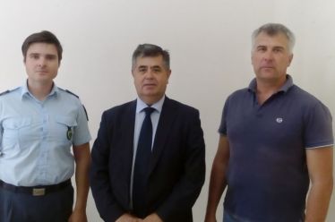 Στο νεοϊδρυθέν Τμήμα Ασφαλείας της Δυτικής Αχαΐας ο Δριβίλας