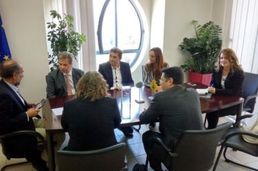 Κατσιφάρας με προέδρους ΣΚΕΑΝΑ και Ελληνο-Ιταλικό Επιμελητηρίο