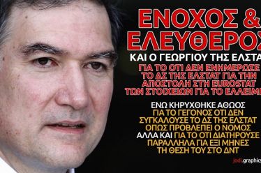 Ένοχος & ελεύθερος και ο Γεωργίου της ΕΛΣΤΑΤ