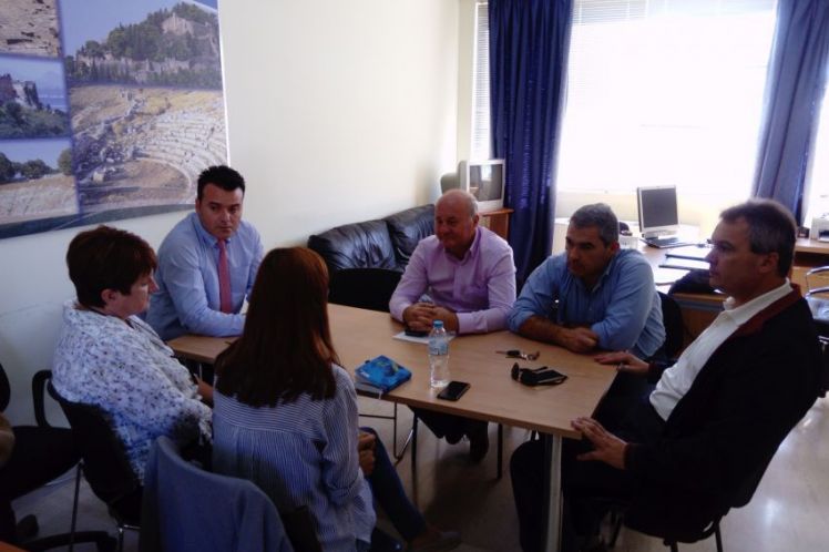 Συνάντηση εργασίας Μπαλαμπάνη  για τον ΧΥΤΑ Μεσολογγίου