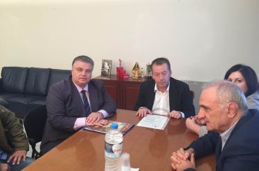 Συνάντηση εργασίας Καραπάνου στο Υπουργείο Αγροτικής Ανάπτυξης