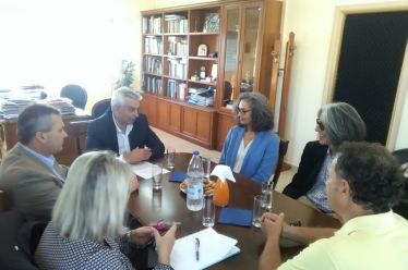 Η Ευρωβουλευτής Σοφία Σακοράφα στο Μεσολόγγι