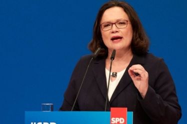 Η Αντρέα Νάλες εξελέγη Πρόεδρος του SPD με ποσοστό 66,35%