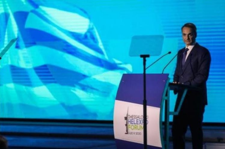 Ο Μητσοτάκης στη ΔΕΘ: Τραμπούκος με γραβάτα