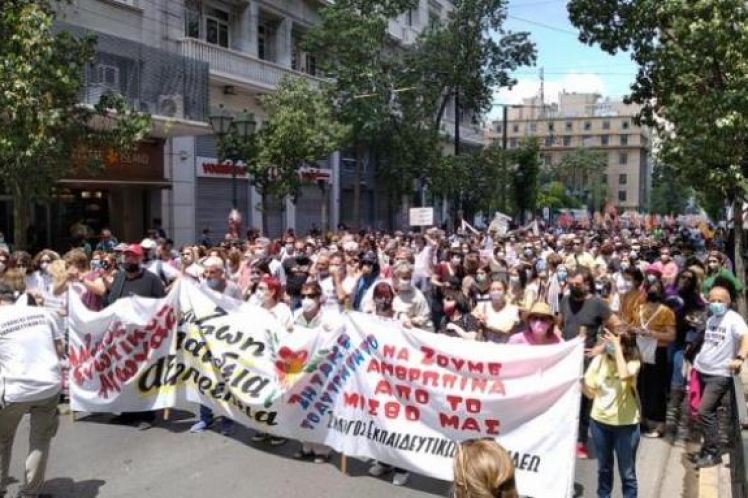 Μαζική απεργιακή απάντηση σε κυβέρνηση-εργοδοσία