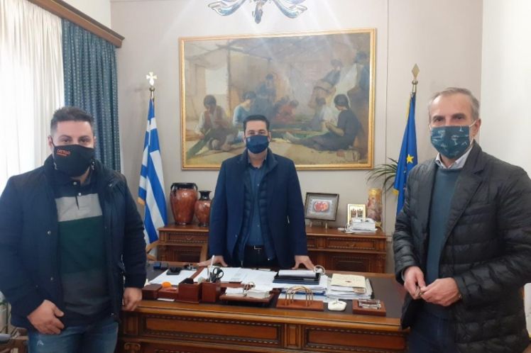 Συνάντηση Δημάρχου Αγρινίου με πρ.και γγ Εμπορικού Συλλόγου
