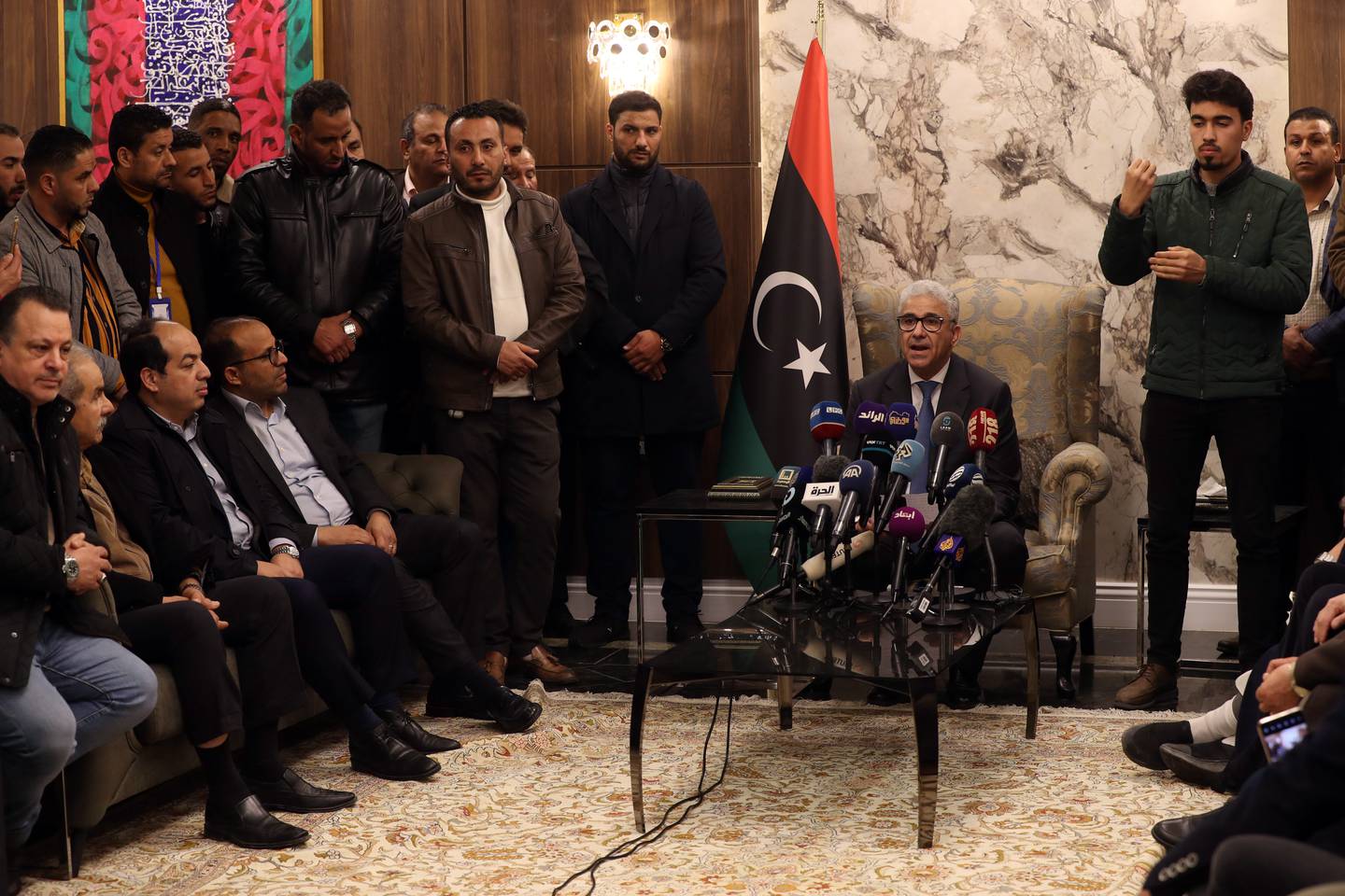 Fathi Bashagha has been named as Libyan interim Prime Minister by the Libyan parliament. EPA